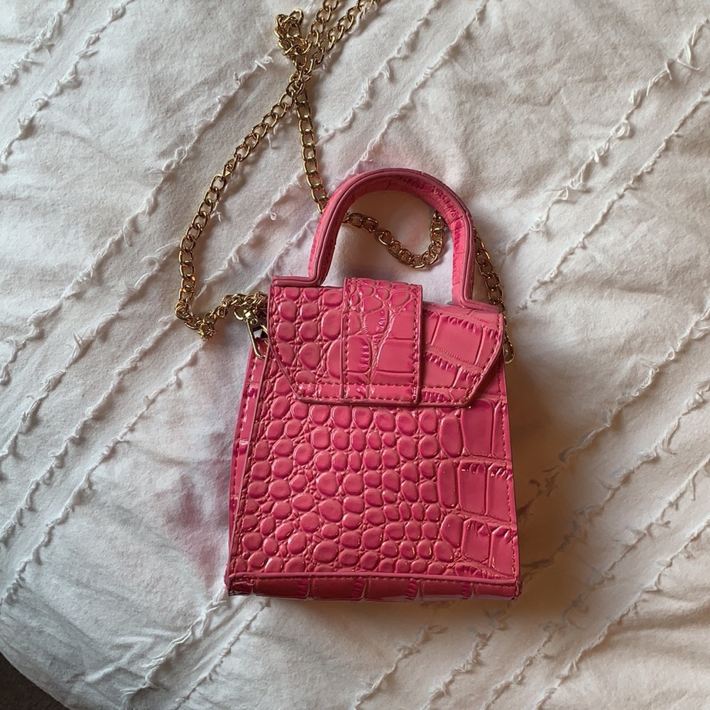 Pink Mini Satchle Purse - Picture 3 of 4